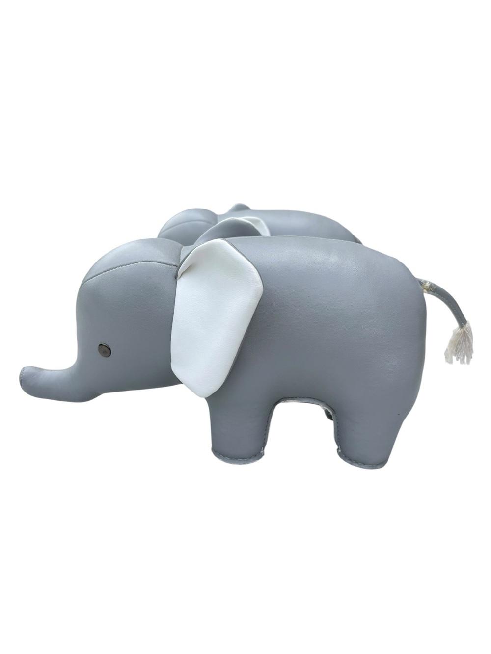 ZUNY Classic Series Gray Elephant Bookends Paperweights Decor 2 Elephants - Picture 6 of 13